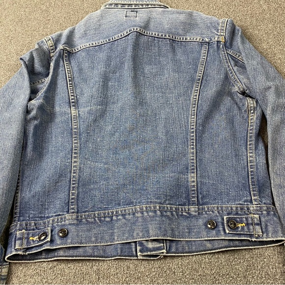 Vintage Lee Denim Jacket Made In USA Men’s Size Small- Medium - Picture 6 of 10